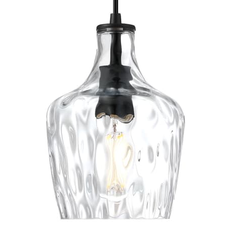 A large image of the Forte Lighting 2770-01 Black