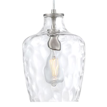 A large image of the Forte Lighting 2771-01 Brushed Nickel