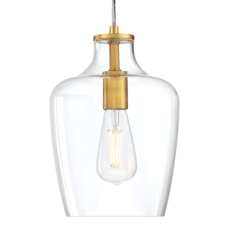 A large image of the Forte Lighting 2779-01 Soft Gold