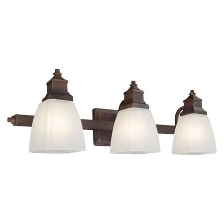 A large image of the Forte Lighting 5057-03 Antique Bronze