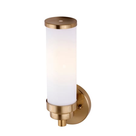 A large image of the Forte Lighting 5064-01 Soft Gold Alternate View 1