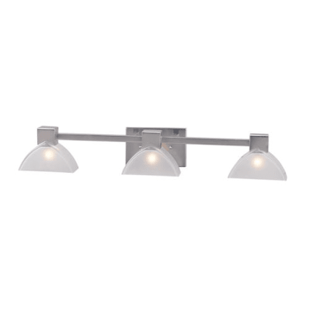 A large image of the Forte Lighting 5079-03 Brushed Nickel