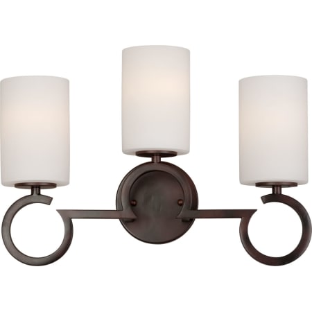 A large image of the Forte Lighting 5085-03 Antique Bronze