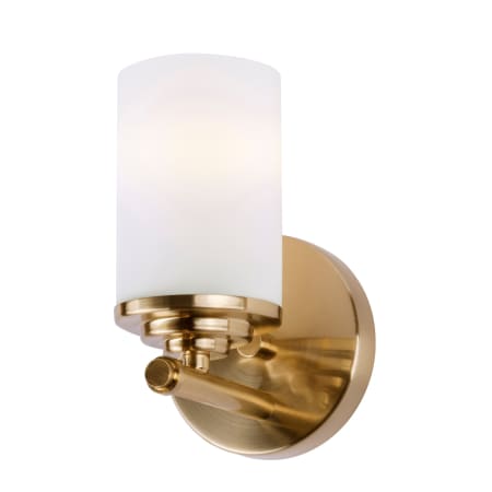 A large image of the Forte Lighting 5105-01 Soft Gold Alternate View 2