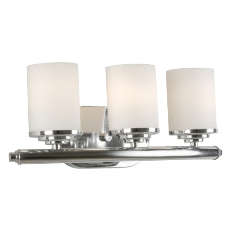 A large image of the Forte Lighting 5105-03 Chrome