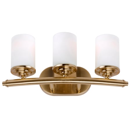 A large image of the Forte Lighting 5105-03 Soft Gold