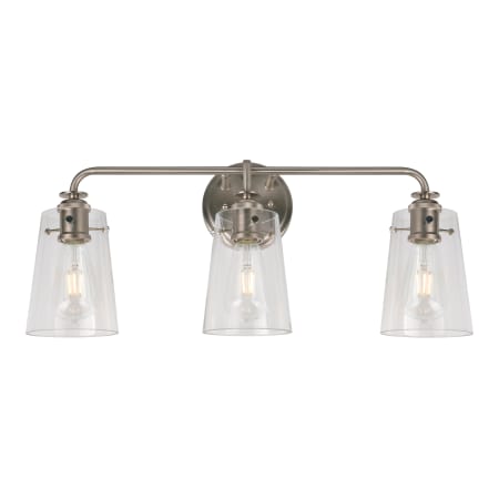 A large image of the Forte Lighting 5118-03 Brushed Nickel Alternate View 2