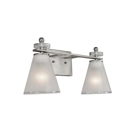 A large image of the Forte Lighting 5132-02 Brushed Nickel