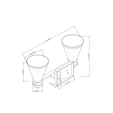 A large image of the Forte Lighting 5132-02 Forte Lighting 5132-02