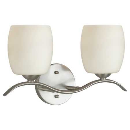 A large image of the Forte Lighting 5135-02 Brushed Nickel