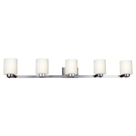 A large image of the Forte Lighting 5146-05 Brushed Nickel