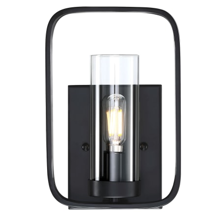 A large image of the Forte Lighting 5197-01 Black
