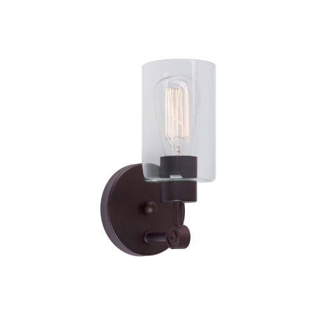 A large image of the Forte Lighting 5614-01 Antique Bronze