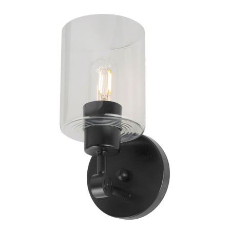 A large image of the Forte Lighting 5614-01 Black Alternate View 1