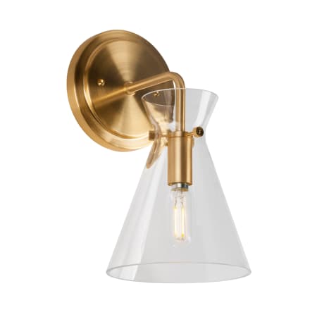 A large image of the Forte Lighting 5733-01 Soft Gold Alternate View 1