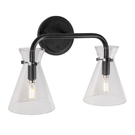 A large image of the Forte Lighting 5733-02 Black