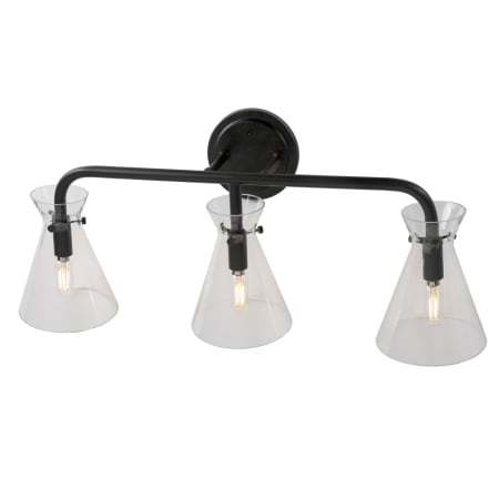 A large image of the Forte Lighting 5733-03 Black Alternate View 1