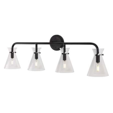 A large image of the Forte Lighting 5733-04 Black