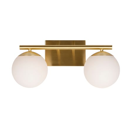 A large image of the Forte Lighting 5745-02 Soft Gold