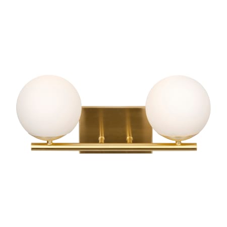 A large image of the Forte Lighting 5745-02 Soft Gold Alternate View 1