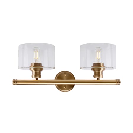 A large image of the Forte Lighting 5748-02 Soft Gold Alternate View 1