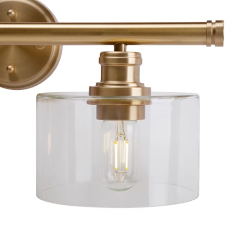 A large image of the Forte Lighting 5748-02 Soft Gold Alternate View 2