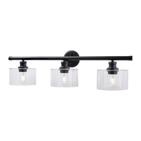 A large image of the Forte Lighting 5748-03 Black
