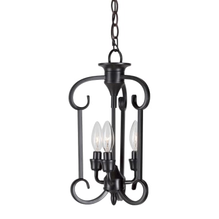 A large image of the Forte Lighting 7000-03 Black