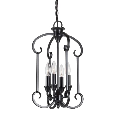 A large image of the Forte Lighting 7000-04 Black