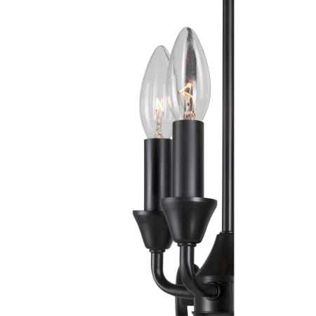 A large image of the Forte Lighting 7000-04 Black Alternate View 1