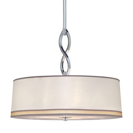 A large image of the Forte Lighting 7032-03 Chrome