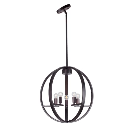 A large image of the Forte Lighting 7057-05 Forte Lighting 7057-05