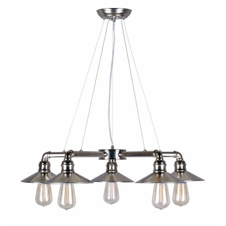 A large image of the Forte Lighting 7059-05 Vintage Chrome