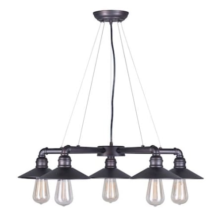A large image of the Forte Lighting 7059-05 Forte Lighting 7059-05