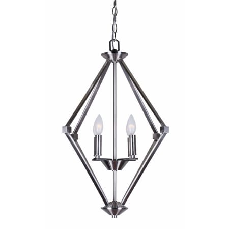 A large image of the Forte Lighting 7062-04 Brushed Nickel