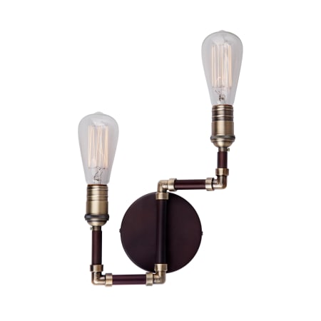 A large image of the Forte Lighting 7064-02 Antique Bronze