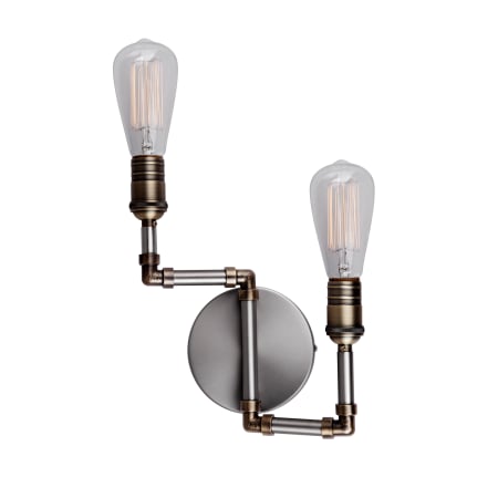 A large image of the Forte Lighting 7064-02 Brushed Nickel
