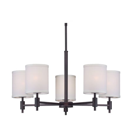 A large image of the Forte Lighting 7081-05 Antique Bronze