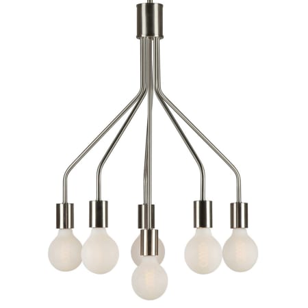 A large image of the Forte Lighting 7086-06 Brushed Nickel