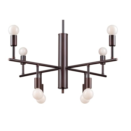A large image of the Forte Lighting 7091-08 Antique Bronze