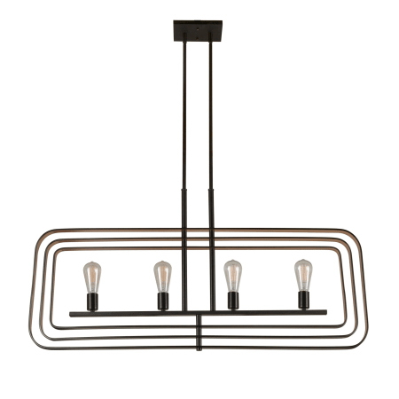 A large image of the Forte Lighting 7096-04 Forte Lighting-7096-04-Side View