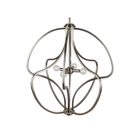 A large image of the Forte Lighting 7100-04 Brushed Nickel