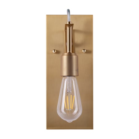 A large image of the Forte Lighting 7113-01 Soft Gold