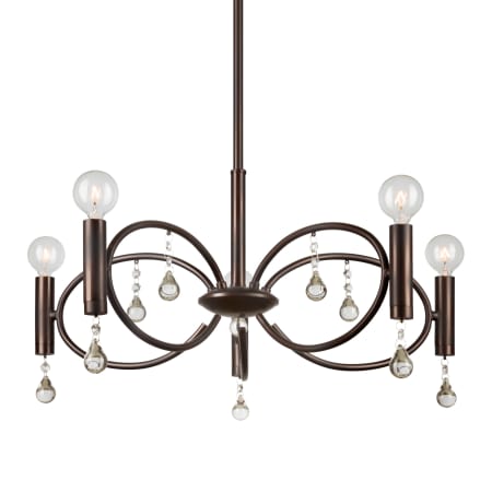 A large image of the Forte Lighting 7114-05 Forte Lighting-7114-05-Side View