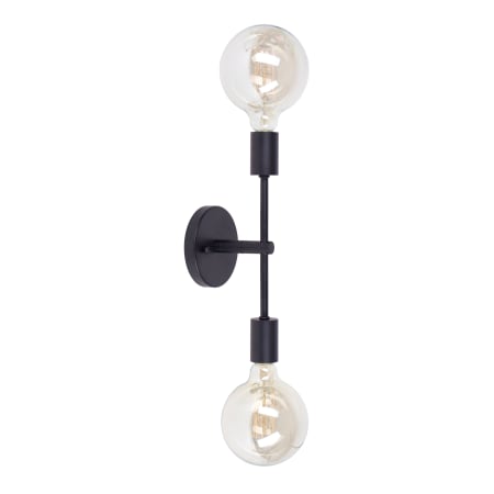 A large image of the Forte Lighting 7117-02 Black Alternate View 1