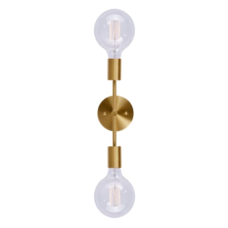 A large image of the Forte Lighting 7117-02 Soft Gold Alternate View 1