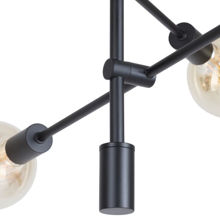 A large image of the Forte Lighting 7117-06 Black Alternate View 2