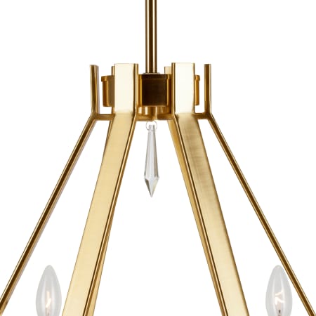 A large image of the Forte Lighting 7143-06 Soft Gold Alternate View 1