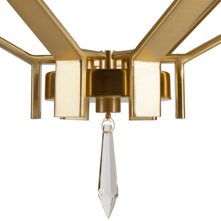 A large image of the Forte Lighting 7143-06 Soft Gold Alternate View 2