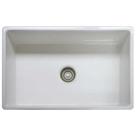 Franke Fhk710 30wh White Farm House 30 1 8 X 20 Single Basin A Large Image Of The Franke Fhk710 30 White